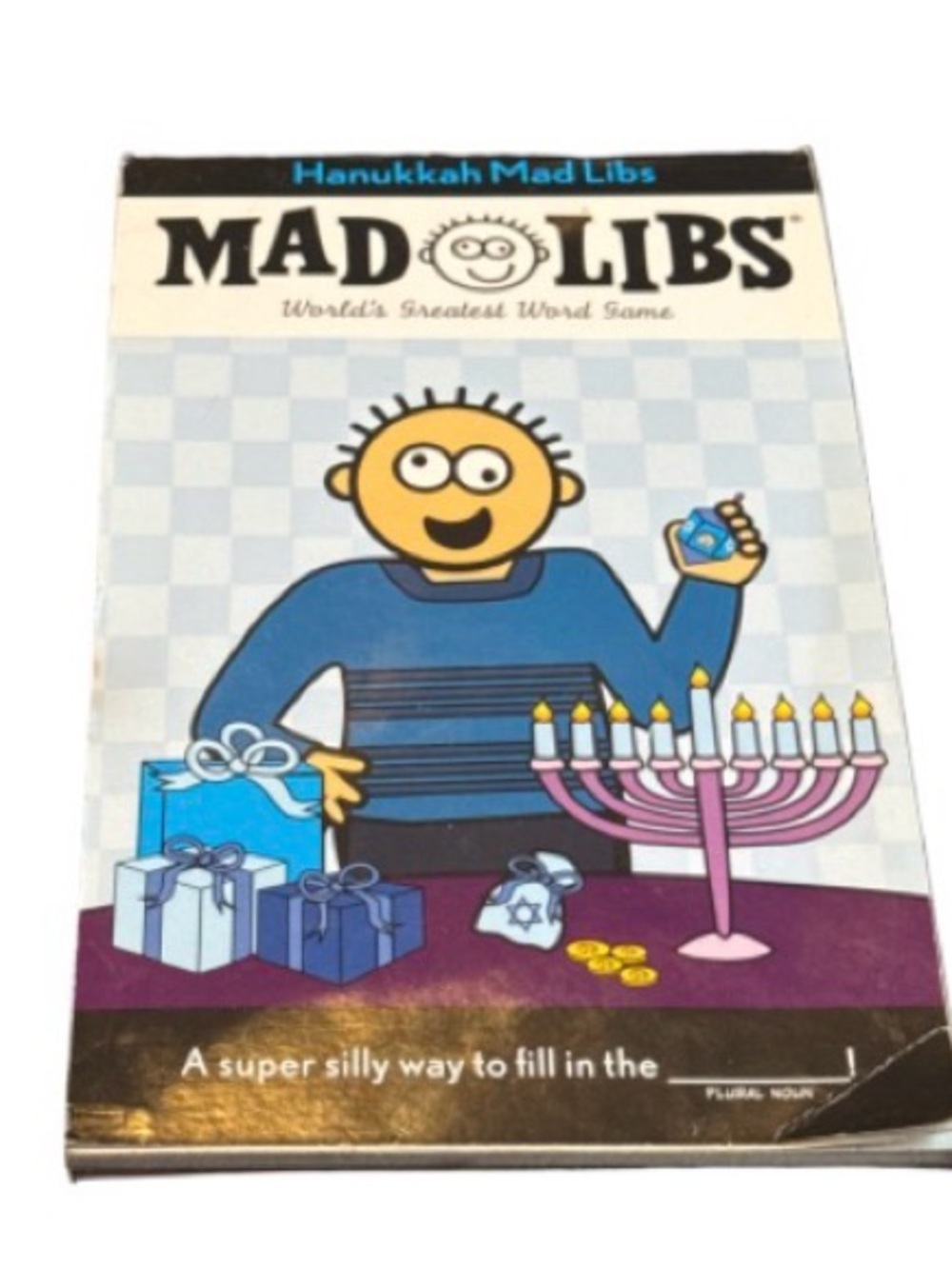 Hanukkah mad libs Party Game - Blue